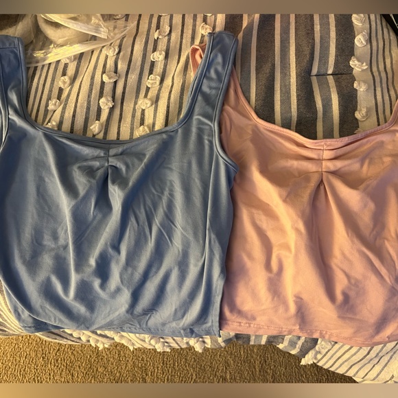 SHEIN Tops - shein ruched split hem tank top